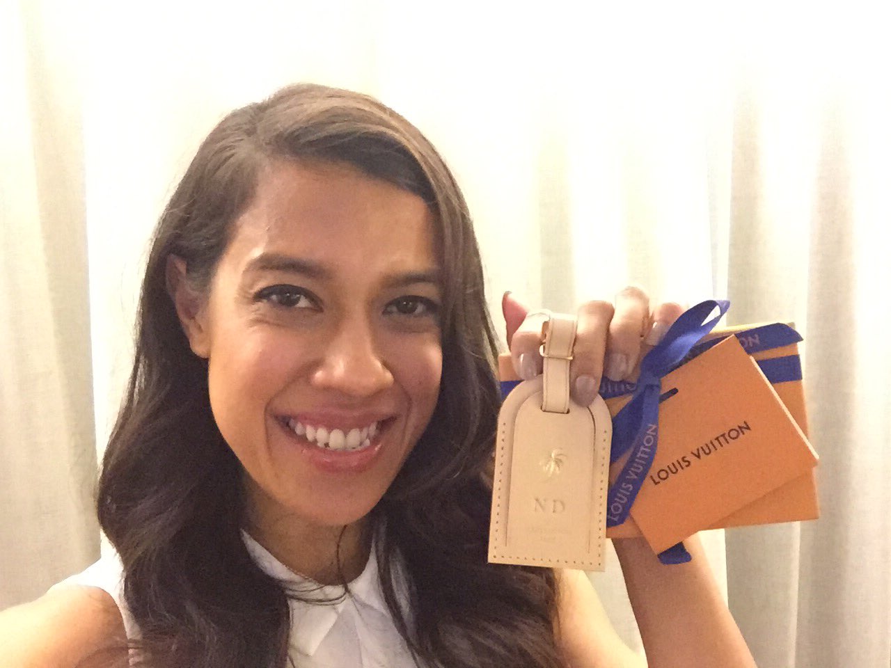 Nicol David on X: Thanks @LouisVuitton for my customized luggage tag in  promo for 'Louis Vuitton Visits Penang'. Ready to travel! ;)   / X