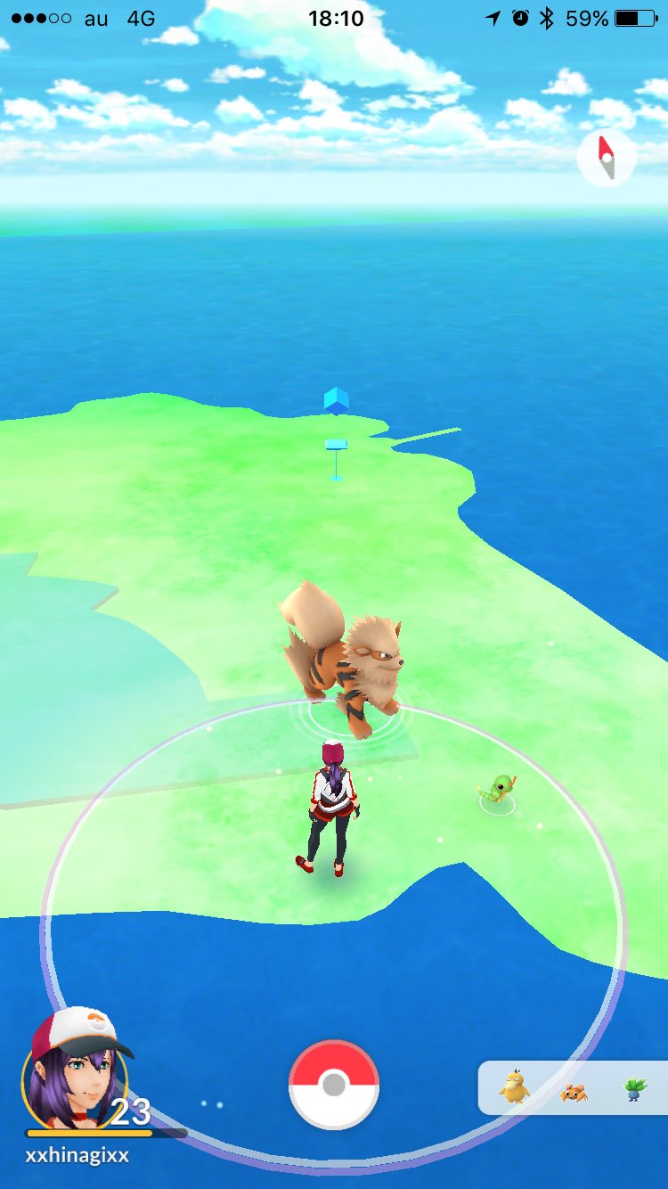ひなぎ ポケモンgo 万座ビーチにてウィンディと遭遇しました 海に来てまで何をしてるんだ私は ポケモンgo ポケモンgo沖縄 T Co Vorqrrsyyi Twitter