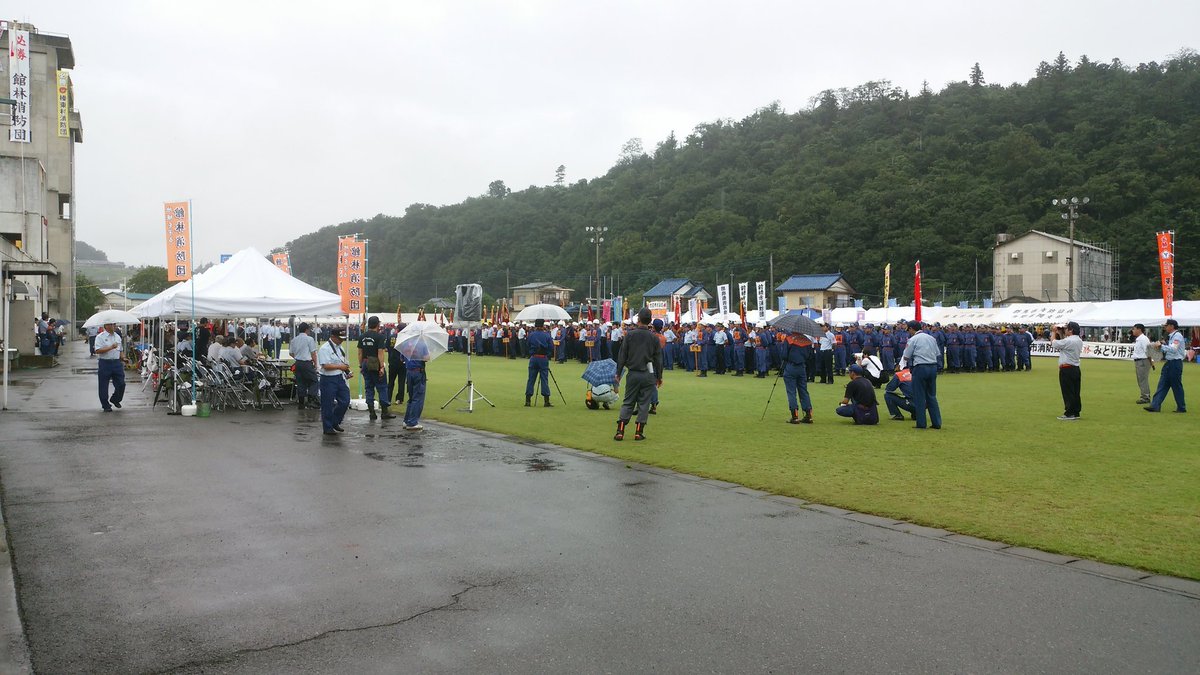 Rescue 群馬県消防団ポンプ操法競技大会を群馬県消防学校まで足を運び見てきた メインは昭和村と沼田 群馬県の大会だから強いチームばっか ポンプの部と可搬の部優勝 昭和村 昭和村消防団の団員のみなさん10月の全国大会頑張ってください