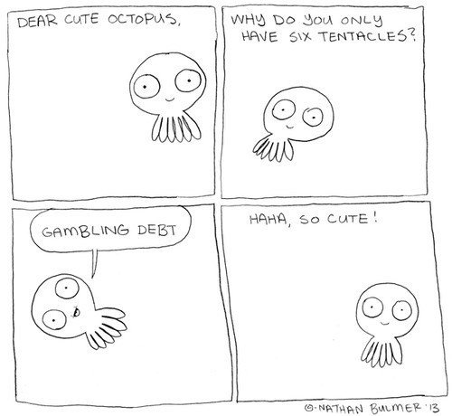 What an... adorable little mascot.