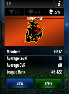 tpmaddenmobile's tweet photo. League seeking active players #MaddenMobile https://t.co/stZsmUWFdh