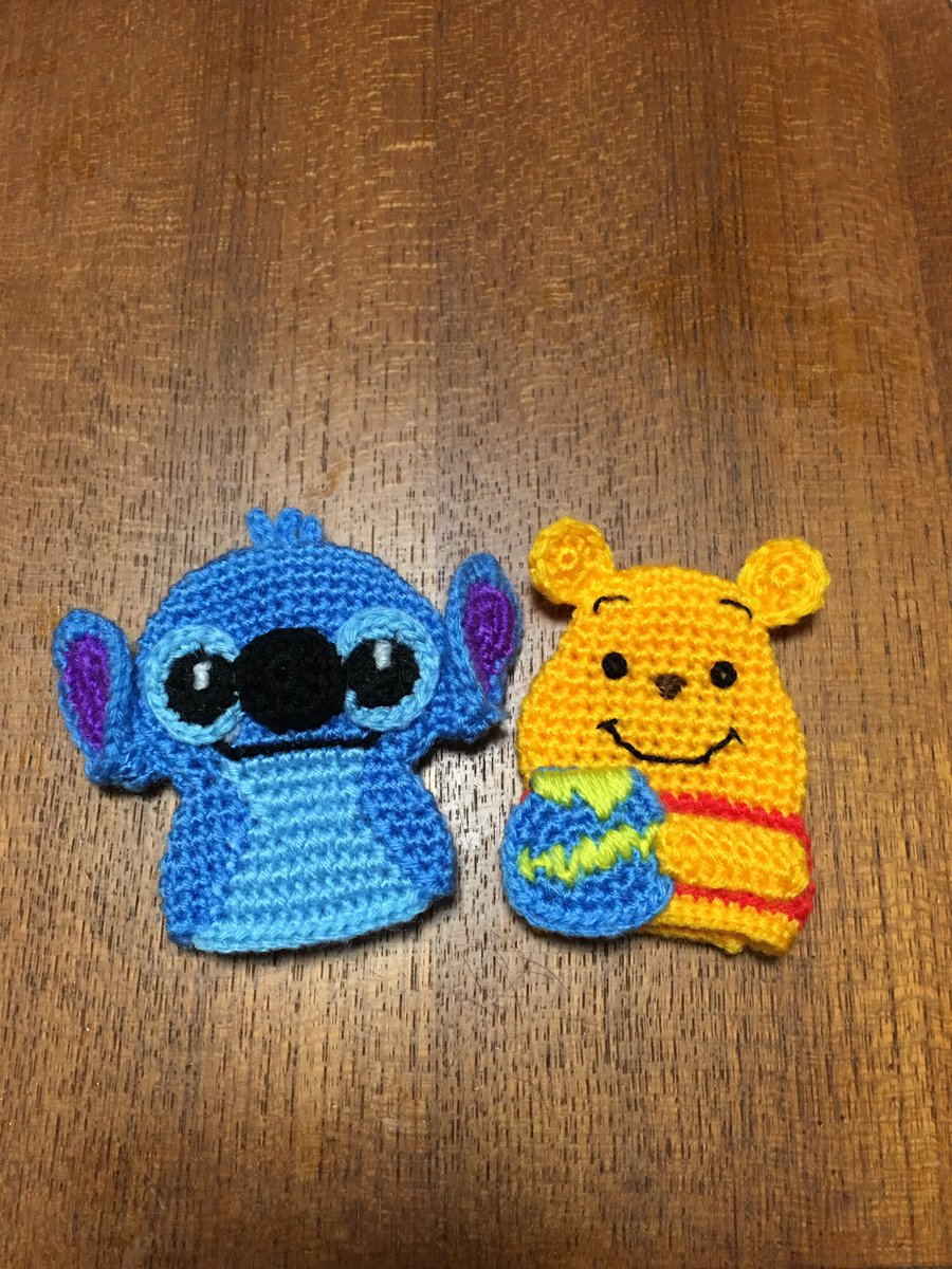 O Xrhsths あっちゃん 黒豆 Sto Twitter ツムツムあみぐるみ定期購読届いてるけどちょっと浮気して違う物編んでました ディズニーの魔法のタワシ の本よりスティッチとプーさん 編むの難しかった 編み方間違ってそう あみぐるみ