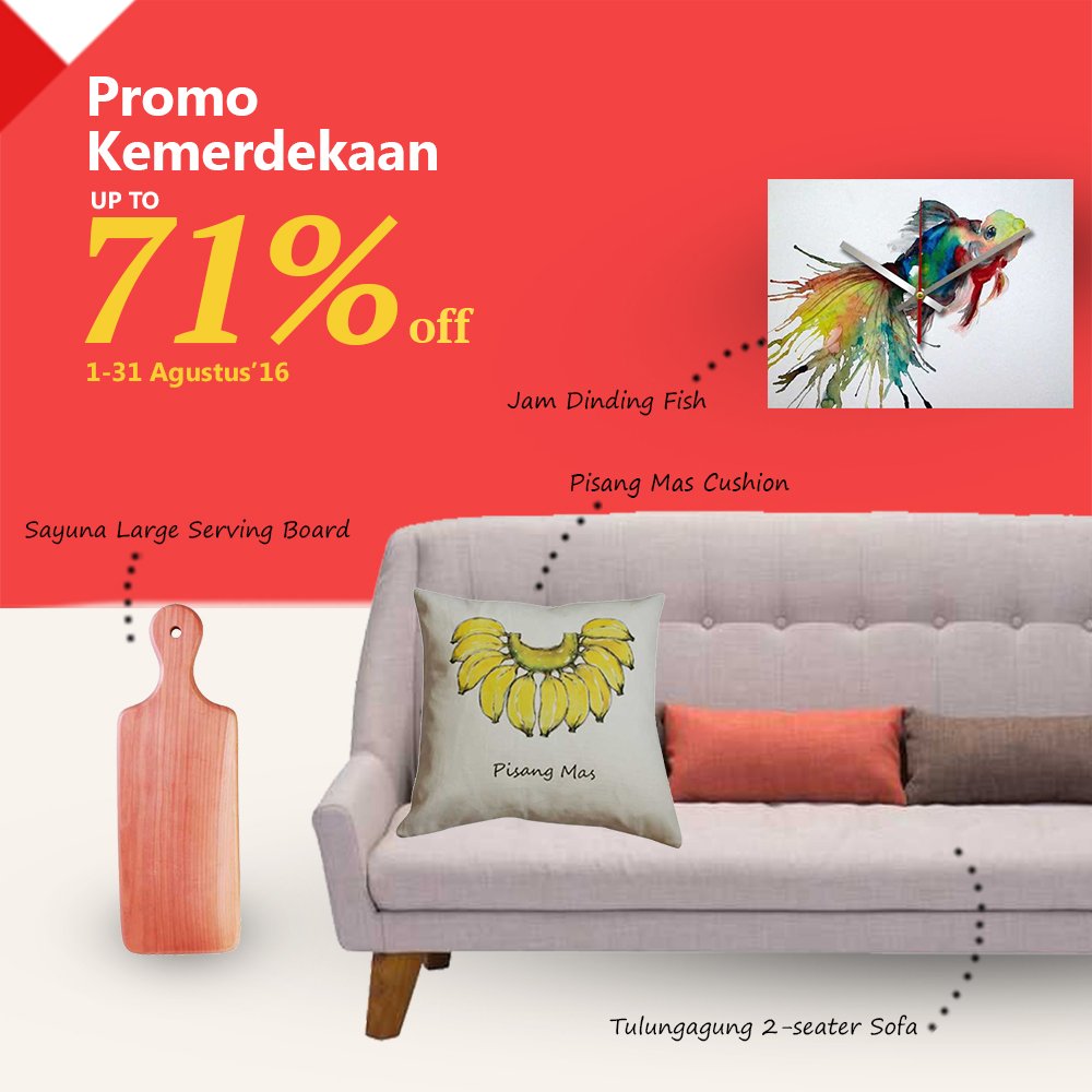 Jangan sampai kelewatan Promo Kemerdekaan 71% dan FREE ongkir se-Indonesia hanya di <a href="/livazacom/">LIVAZA</a>