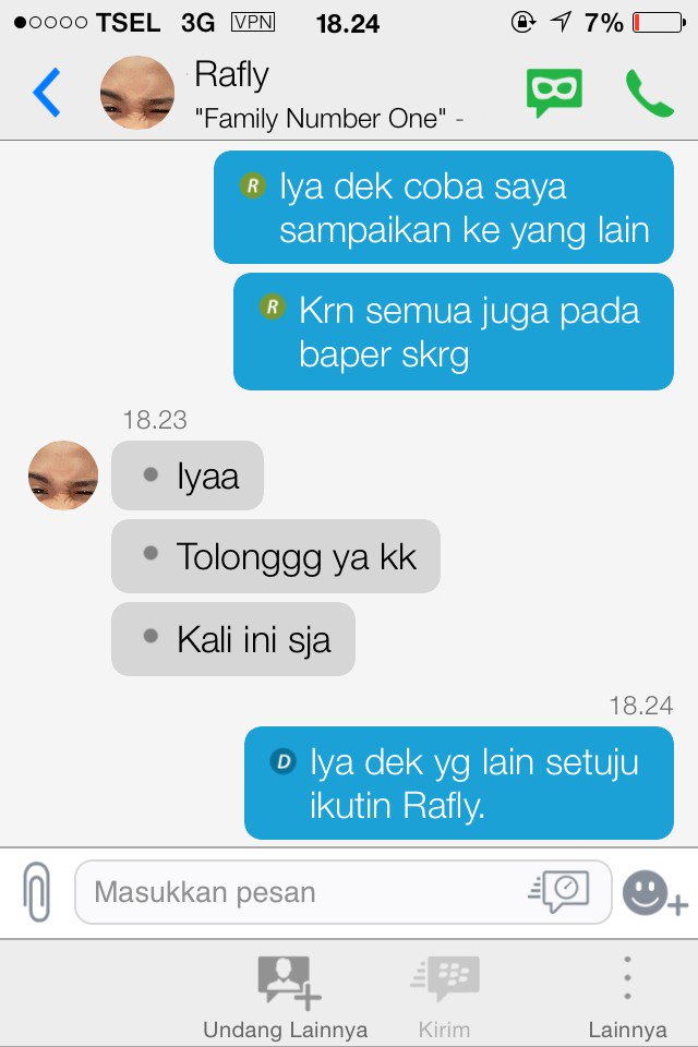 KW/HT hari ini STOP yah sesuai permintaan Rafly <a href="/DA3_Rafly/">Muh.Rafly Heriawan</a>