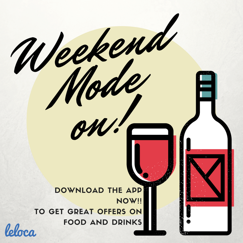 LelocaIndia's tweet photo. Where are you off to? Use Leloca to get deals on food and drinks.
#Drinks #Weekend #Food #Discounts https://t.co/DAy60Sh4qo