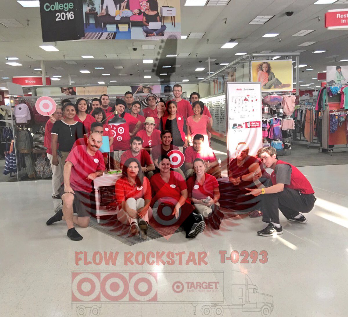 It can be 5,6 or 7 trucks a week, they're always rockstars! Our FLOW-tastic Team at T-0293 #Be293 #YOUMakeTarget 🎯