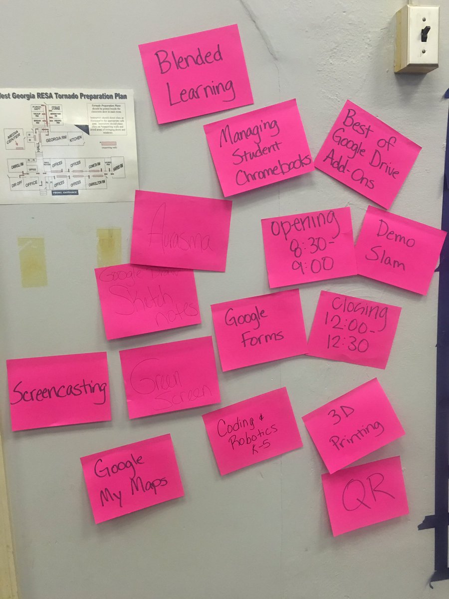 TeamGrizzle2006's tweet photo. Another exciting morning @WestGeorgiaRESA So many great topics! #EdCamp #STEM  @DrKTThompson https://t.co/0nmzshKoe9