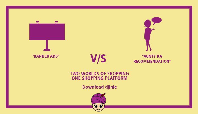 MyDjinie's tweet photo. Make #shopping more exciting. #retail #tech #djinie #startup #new  #online #offline #india #mumbai #shopper https://t.co/cnPUUiw0Y9
