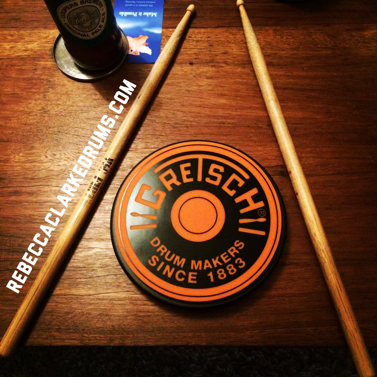 BeckClarkeDrums's tweet photo. Love my new practice pad! #gretschdrums #drums #drummimg #vicfirth https://t.co/nitn84WwaD