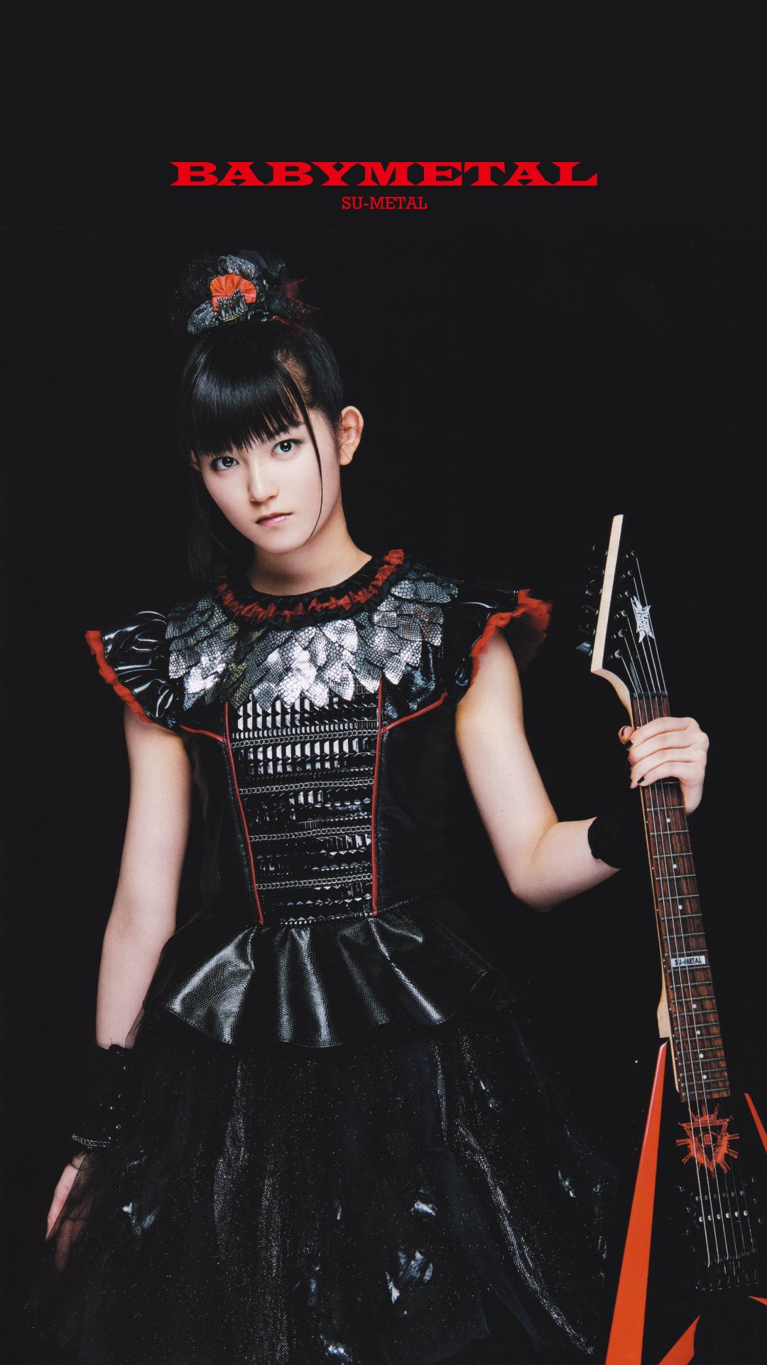 Nagu L Happy Luv Ive No Twitter Babymetalの歌姫すぅちゃん Su Metal の ミニアローver のスマホ用壁紙death Aとbの2種類あります よかったらどうぞ B です Babymetal Sumetal 中元すず香 さくら学院 T Co Gvauz3a8le Twitter
