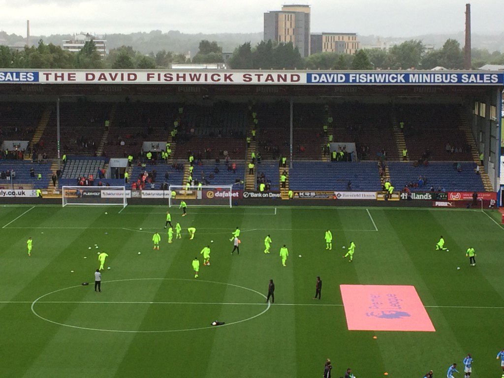 LFC's latest awful away strip! Hope it doesn't cause a colour clash with the Burnley stewards at Turf Moor this aft!