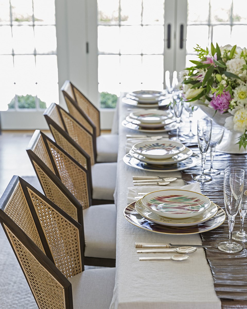 karamanndesign's tweet photo. Honored to be part of @HolidayHouseNY AND get to show off my cane chairs for @millingroad! (cc: @bakerfurniture) https://t.co/byqhIZAFXw