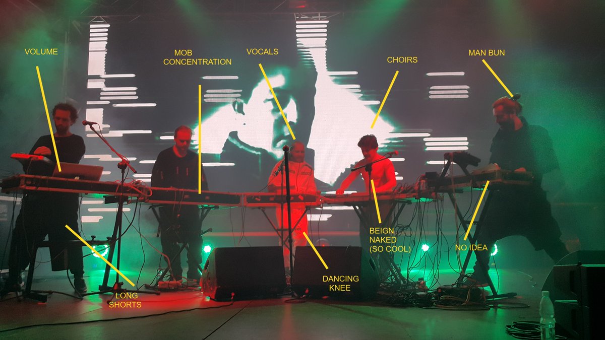 leniwytrener's tweet photo. I figured out what the #dick4dick guys are really doing since they don't play real instruments now. #tnmfestiwal https://t.co/hVqvHz4Kzk