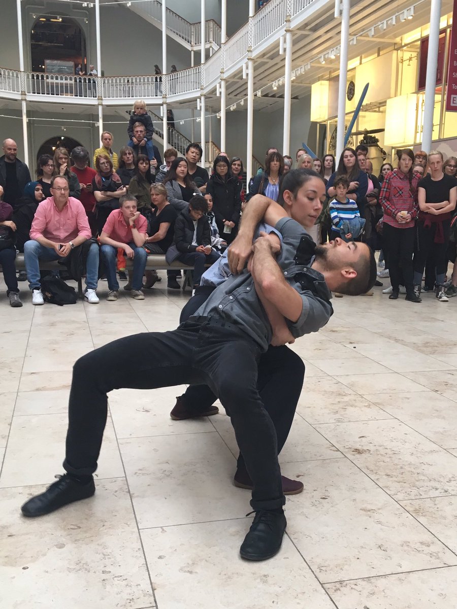 neilmwebb's tweet photo. Some more of @janisclaxton's gorgeous #PopUpDuets this afternoon at @NtlMuseumsScot https://t.co/av4qRmO8ka