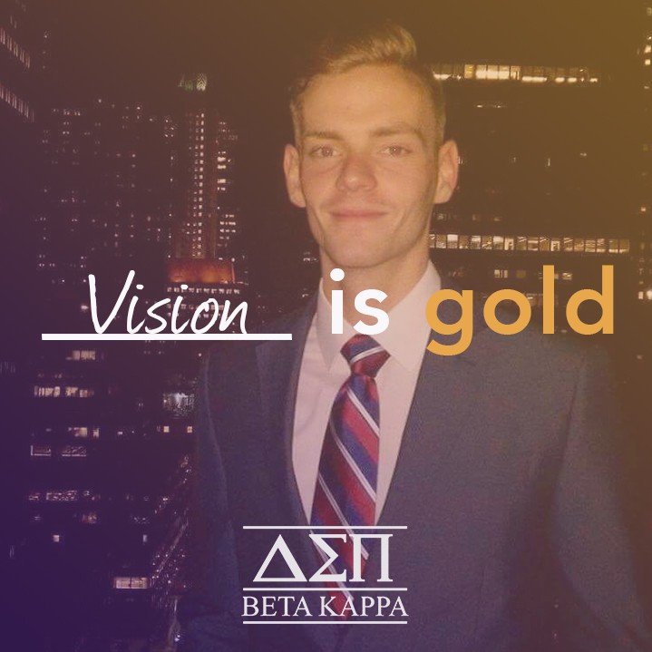 “My future plans wouldn't be possible w/o the support, guidance &amp; motivation of my brothers.” -Liam Bolster, junior