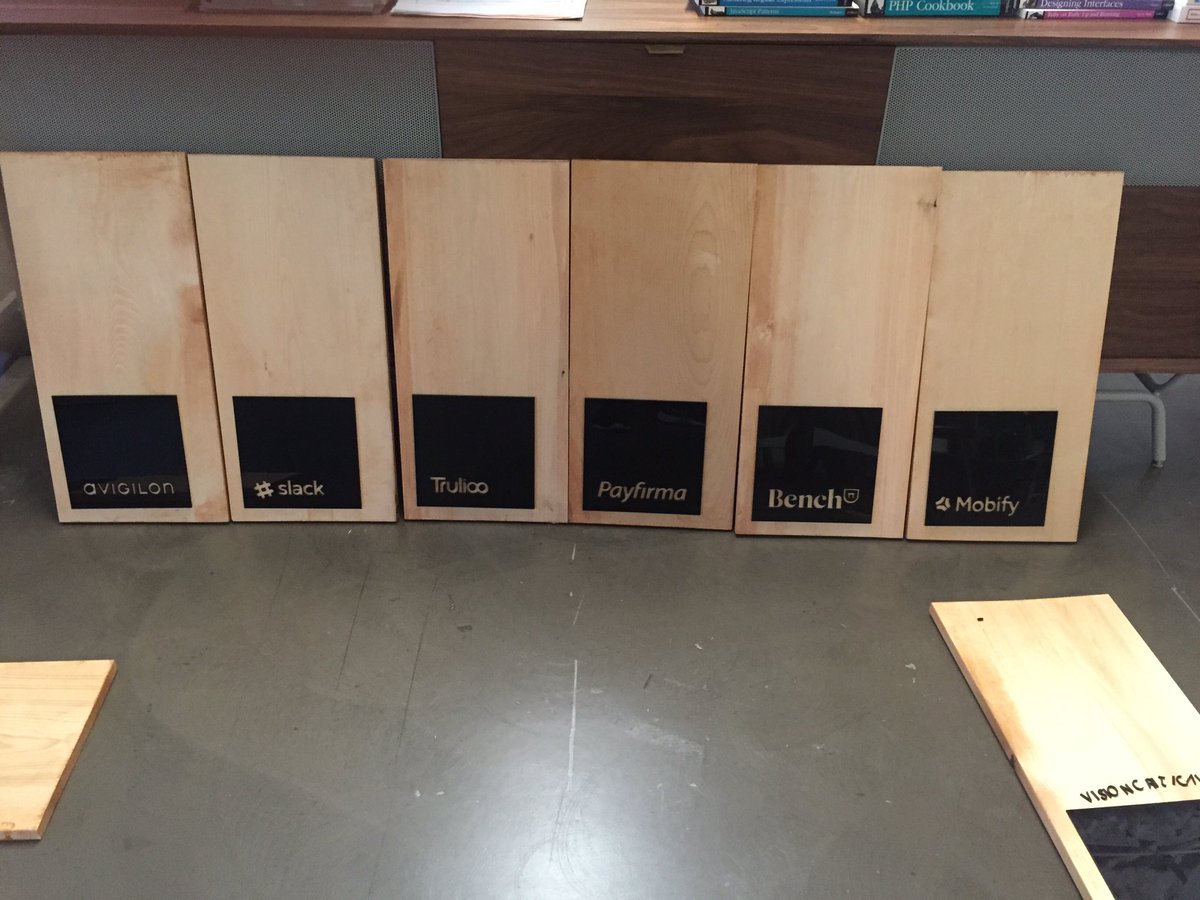 staceymakes's tweet photo. We made 33 battle boards for companies in our #msvantechfoos challenge, along with winner coins, trophy.
Long week. https://t.co/FPZisDS5ZL