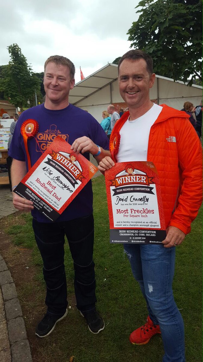 DubFireBrigade's tweet photo. SO Connolly and FF/P Birmingham have done DFB proud picking up gold medals at the #redheadconvention. https://t.co/mNFJFzEOjw