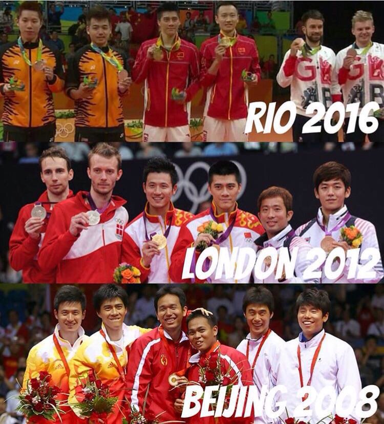 😍😍😍😍😍😍 #beijing2008 #london2012 #rio2016