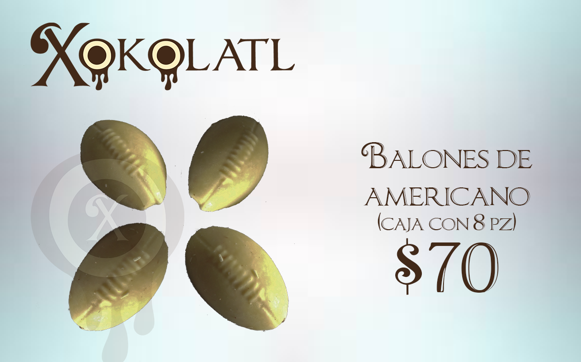Xokolatl_'s tweet photo. Para comenzar el #Sábado , unos #Chocolates con forma de #BalonDeAmericano #TodaLaActitud #Xokolatl #ParaConsentir https://t.co/E0doEj6Sr0