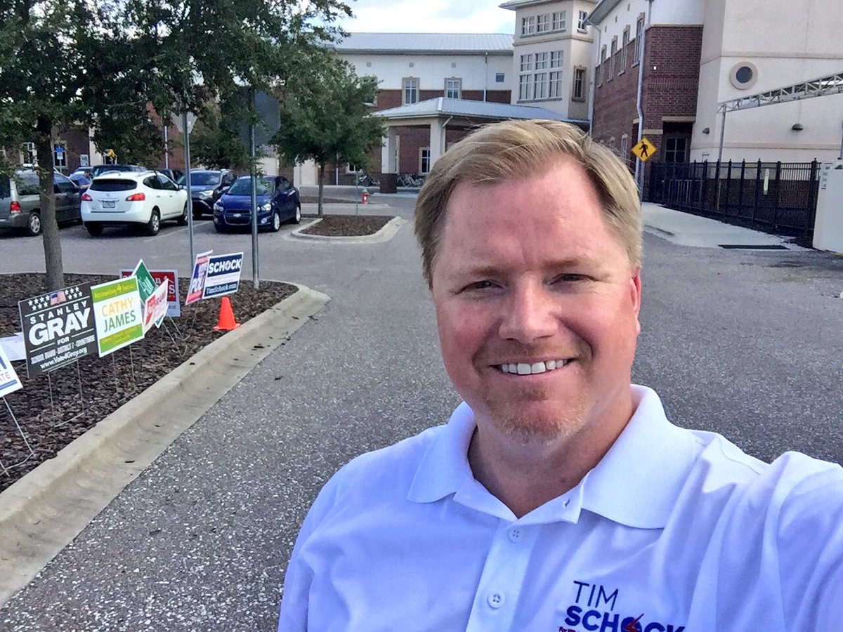 Schock2016's tweet photo. Come meet us @ Town 'n Country Library for early voting & let's Schock the County commission together! #Schock2016 https://t.co/tIu69gWVwc