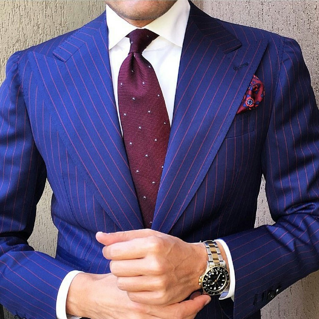 Tailor Trend on Twitter: "Royal Blue Red Stripes Suit. #Custom #Suits #Shirts #Summer #Fitwell #Style #Fashion #GQ #Tie #Men #Florida https://t.co/UoKubhaZjm" / Twitter