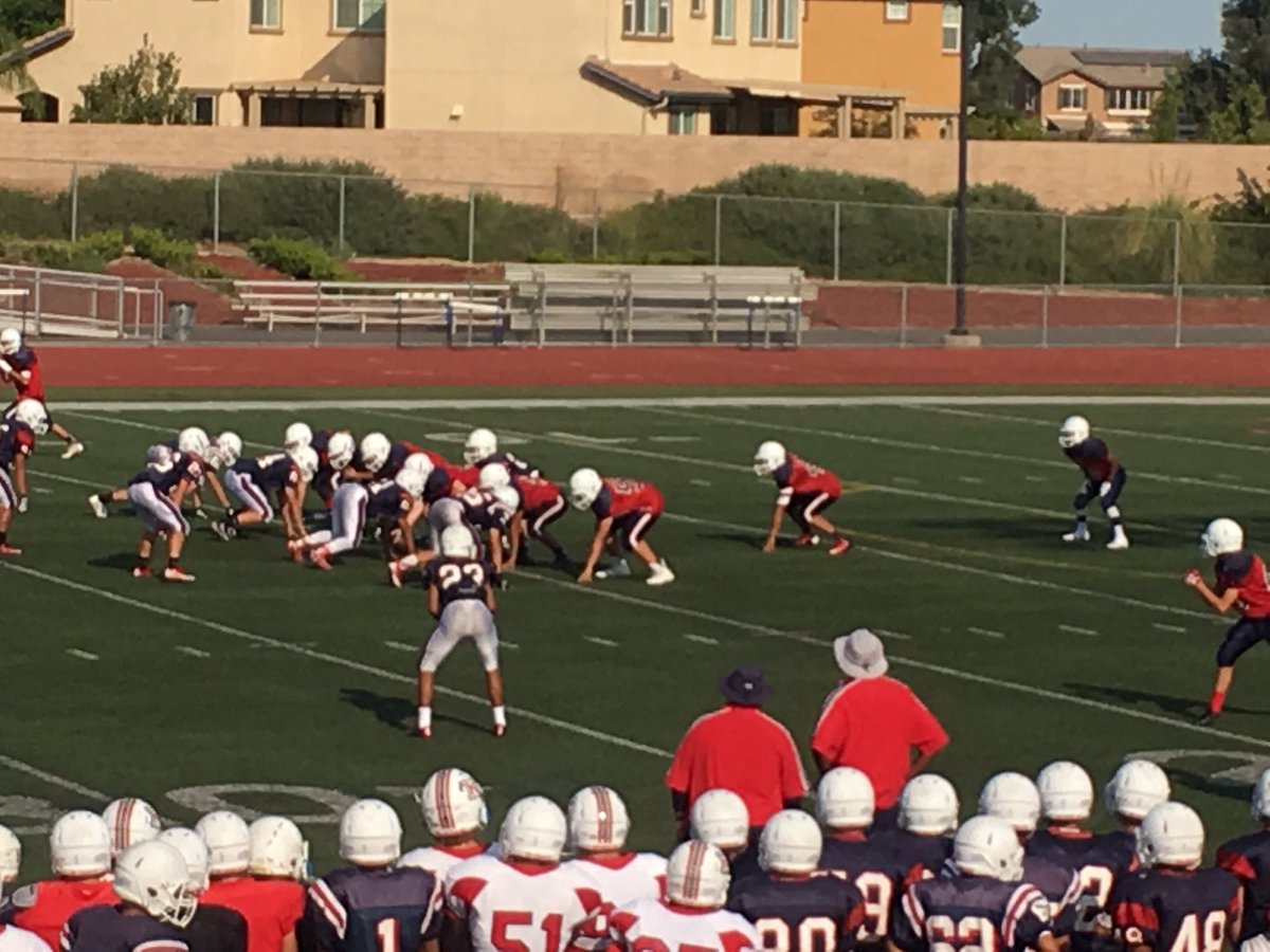 coachvanwag's tweet photo. Love watching former #OrangecrestWolves playing in HS. Last night it was @ND_TitanFB and today it's @kinghighwolves https://t.co/idQwrfz28t