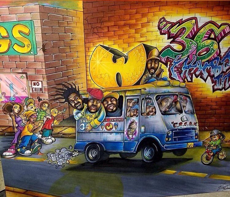 Wu Tang Clan Cream Wallpaper