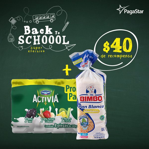 PagaStar's tweet image. Aún tienes tiempo de hacer tu #SúperEfectivo #BackToSchool. Checa las promociones que te regresan DINERO EN EFECTIVO