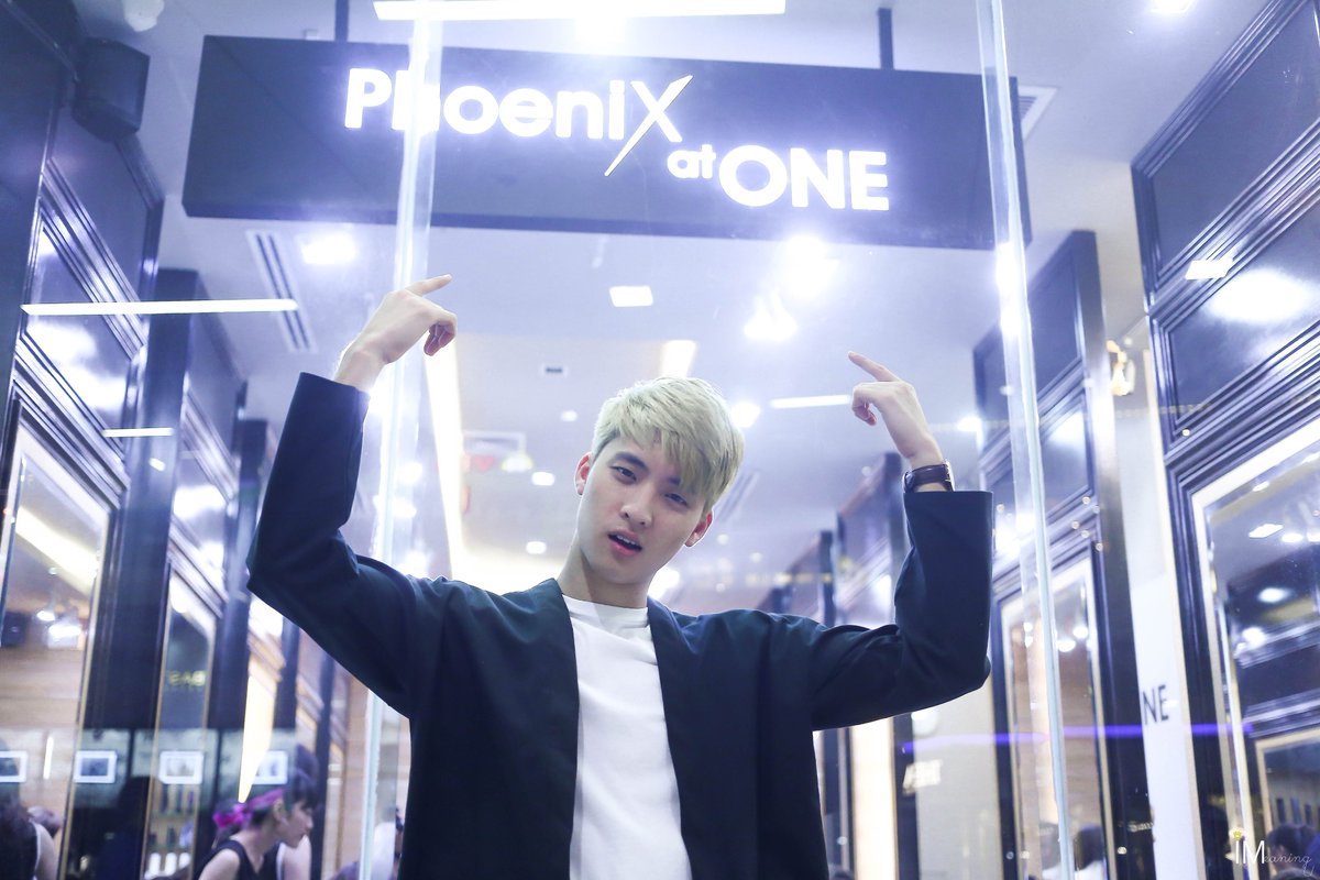 IMeaningU's tweet photo. 160820 - สีผมสวยๆวันนี้จาก Phoenix At One ขอบคุณคร๊าบบบ~ ~ #statustheseries #Phoenixatone https://t.co/q4ifpEc5LT