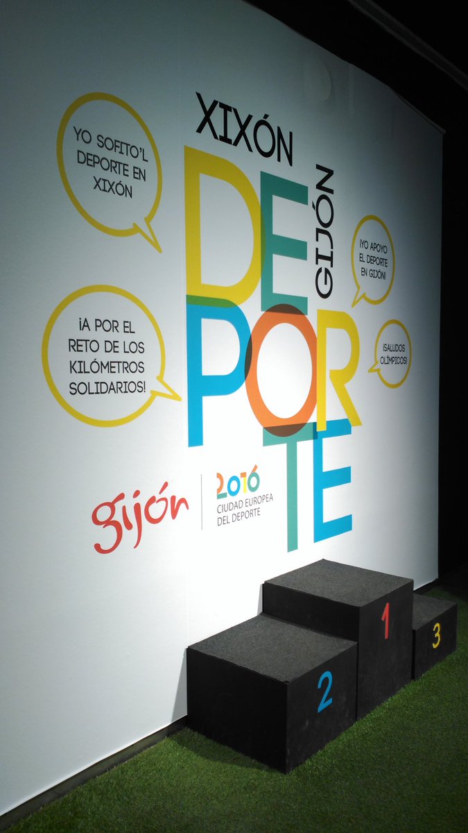 GijonTurisProf's tweet photo. Ya habéis visitado la feria? #GijóndeporteSolidario Pedaleando por una buena causa ;) #GijónconCalidad #Gijón https://t.co/AXso7s4pGa