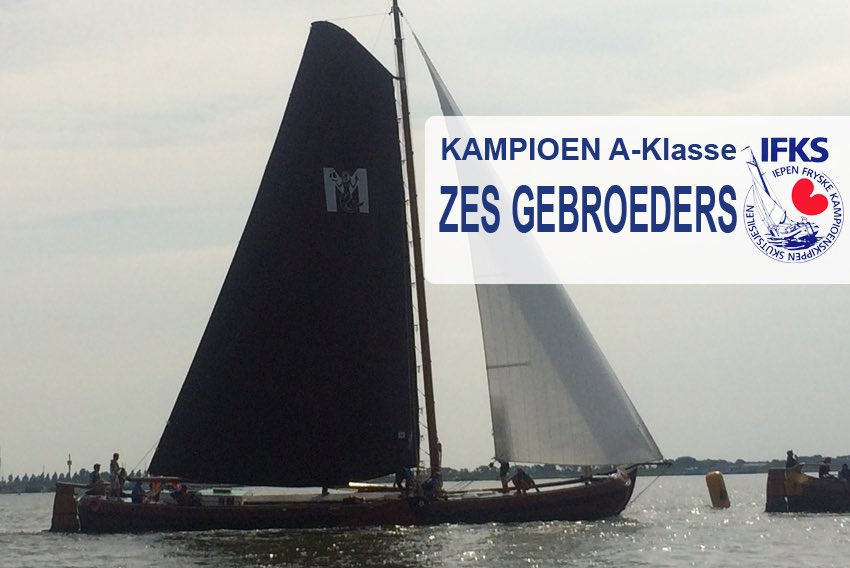 A-klasse: Na een spannend slot is het <a href="/6loeders/">Makkumer skutsje</a> die zich kroont tot kampioen! Gefeliciteerd! #IFKS16