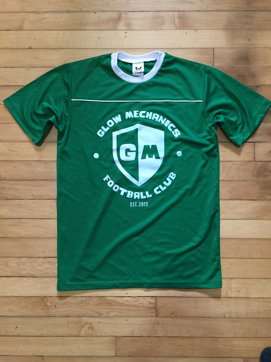Very limited run of these Glow Mechanics fútbol jerseys available at our release show tonight