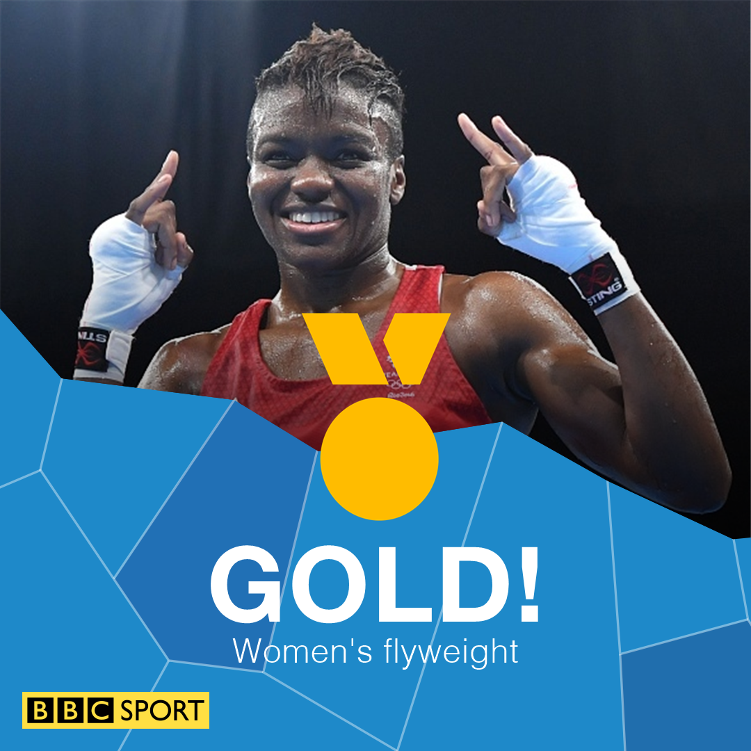 BBCSport's tweet image. 2012 - First ever women&apos;s Olympic boxing champion

2016 - Double Olympic champion

Nicola Adams. Unstoppable!