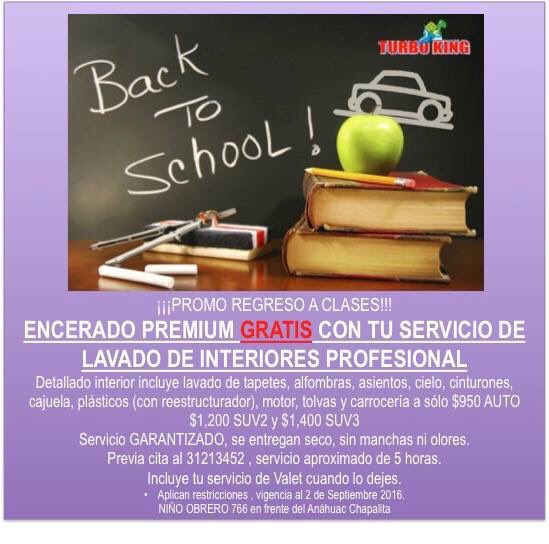TurbokingGDL's tweet photo. PROMO! Regreso a Clases! https://t.co/SodZnfcZbU
