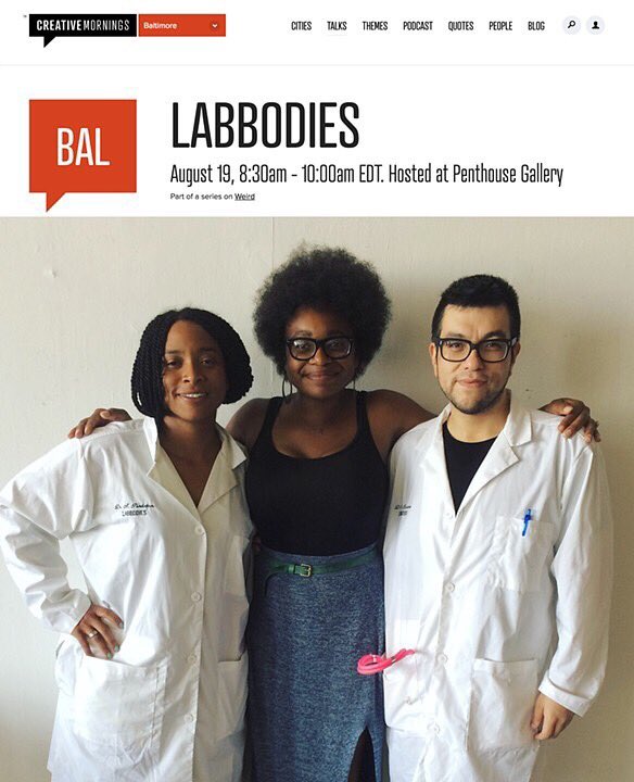 Labbodies's tweet photo. About yesterday's Creative Mornings Baltimore!! Video and photos to come! https://t.co/ULiUX4tUTJ