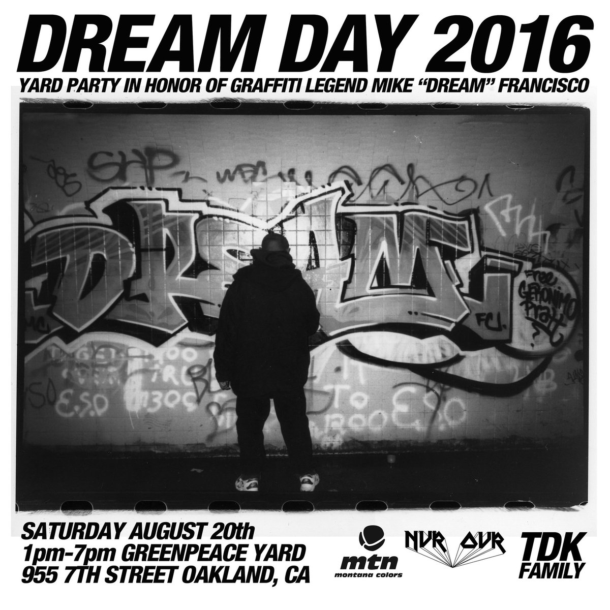 NvrOvr's tweet photo. Always honor your people. #DreamDay2016 #DreamTDK #Oakland Day party vibes, Original Bay Area feels https://t.co/qJhlcUCkZ5