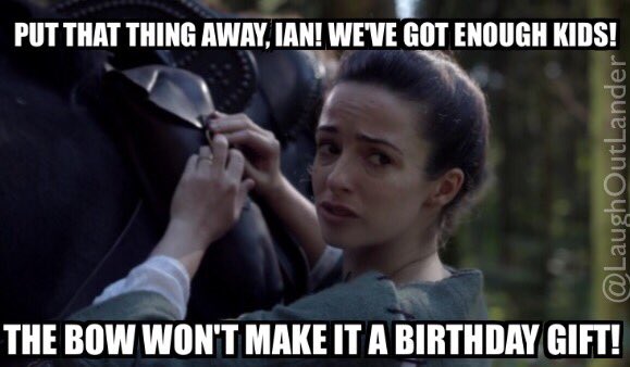 LaughOutLander's tweet photo. Happy birthday @donnellylaura1 🎂🎂🎂 #Outlander #JennyRules 👊🏻 https://t.co/9ZlbNFOC9B