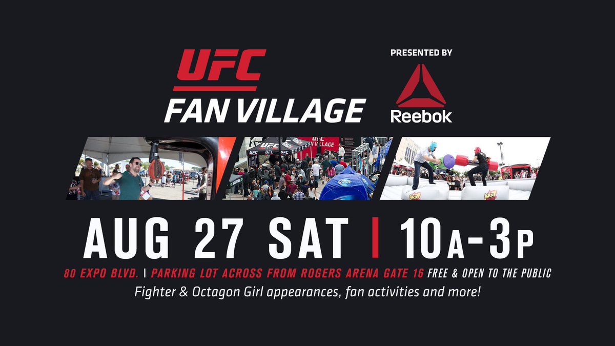 dicksonrana604's tweet photo. #UFCVancouver #UFCFanVillage @RogersArena @UFC_CA @ufc https://t.co/rxfeDGPye7