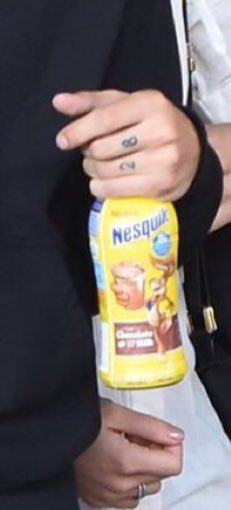 when you trying to be intimidating but you still enjoy drinking nesquik