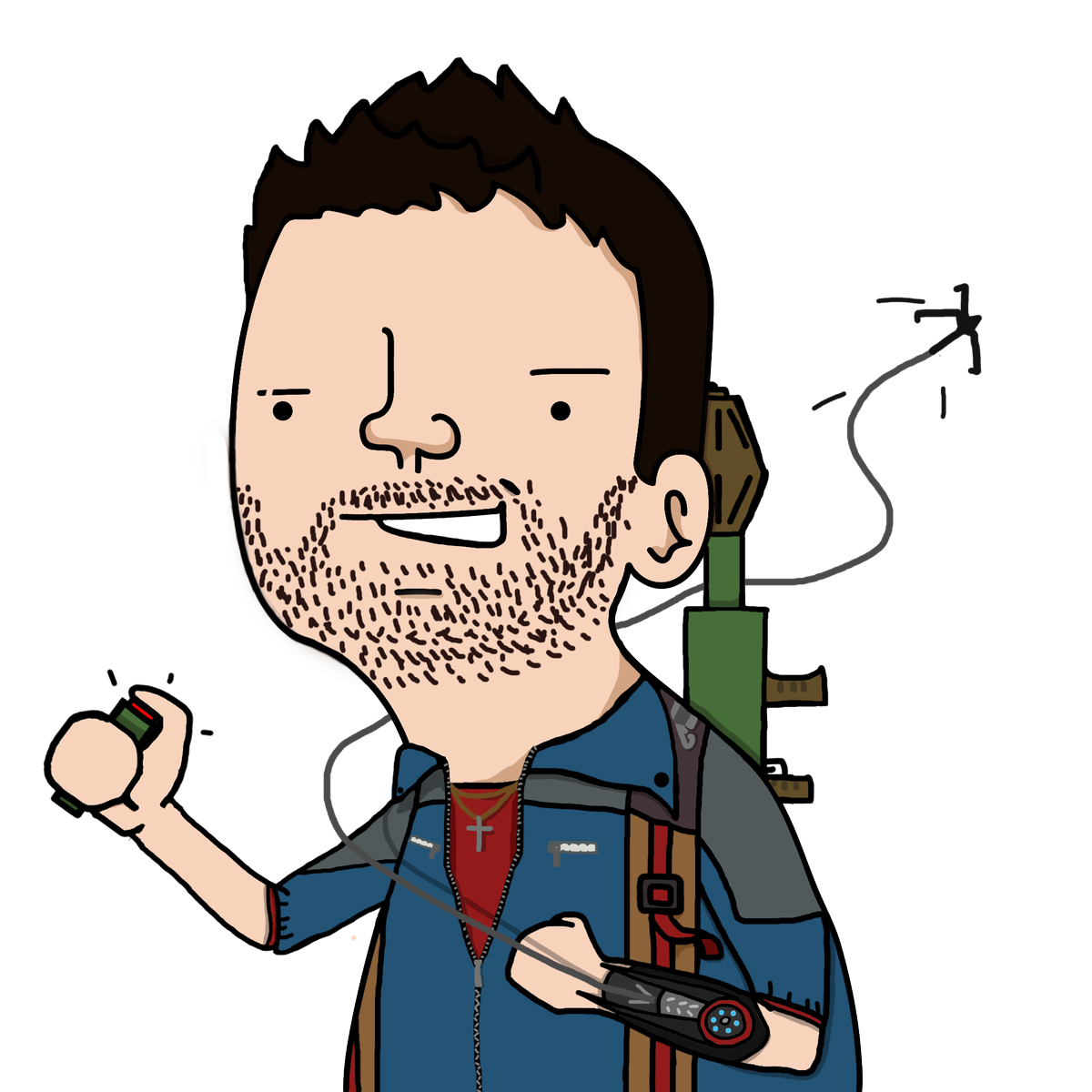 theMaHui's tweet photo. L'incroyable Rico Rodriguez en wankul ! cc @WankilStudio 
Bases (bouche,sangles,rpg) par @ricesrodrigo https://t.co/dsj9E8okTy