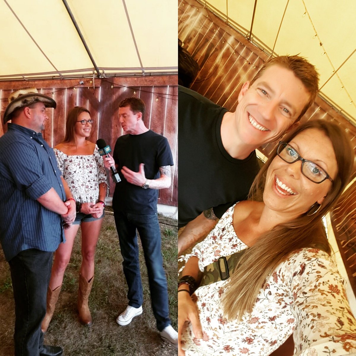 ekb7907's tweet photo. So excited to be here! @HCJamboree Interview with @CMTCanada @TeamChevy #chevytailgate contest! #humbled #grateful https://t.co/3Kbf6AuHUU