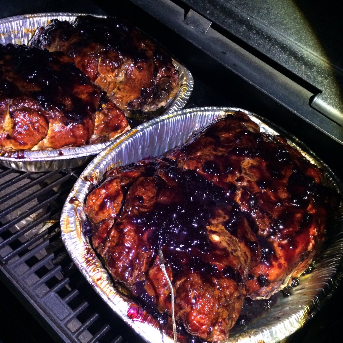 Caramelized Blueberry Pork!