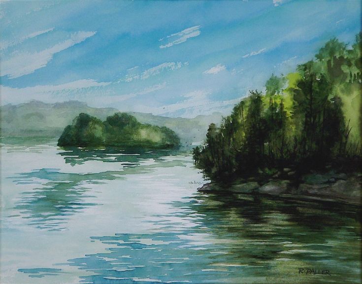 rugaru2's tweet photo. The View From The Dam by @rugaru2 via @artfinder #watercolor #painting #art https://t.co/1VPDtQEvOQ https://t.co/X7RmkGR0fC 
#lakelife #landscapeart