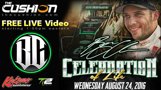 WatchTheCushion's tweet photo. Celebrate the Life of @BryanClauson w/the World Wed Aug 24 w/FREE Live Video @kokomospeedway https://t.co/DBRK9OigIX https://t.co/EF4H6jkzfD