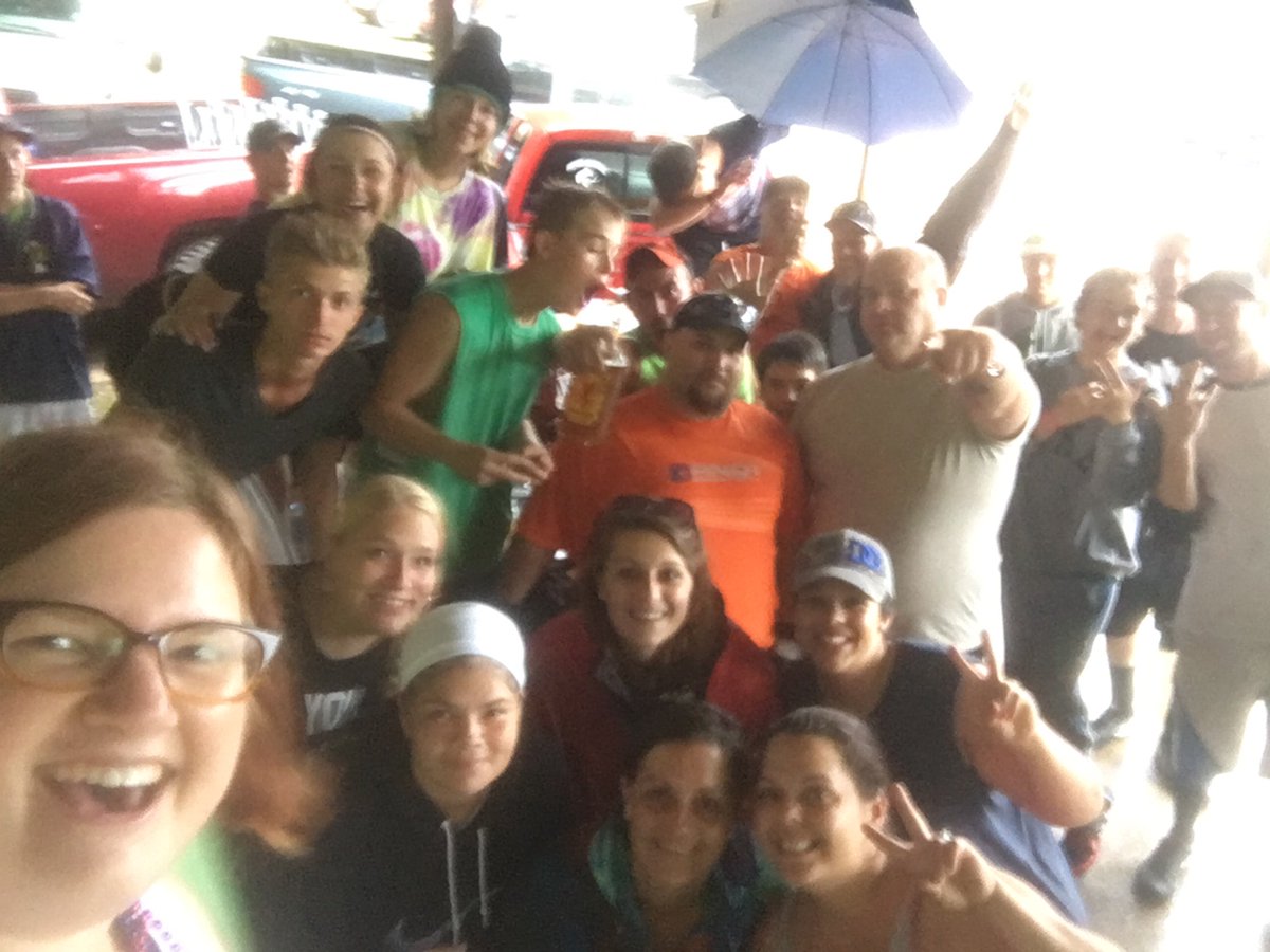 cohofest's tweet photo. Epic selfie time while softball games are rained out!  #cohofest https://t.co/jYGImQ6Ai0