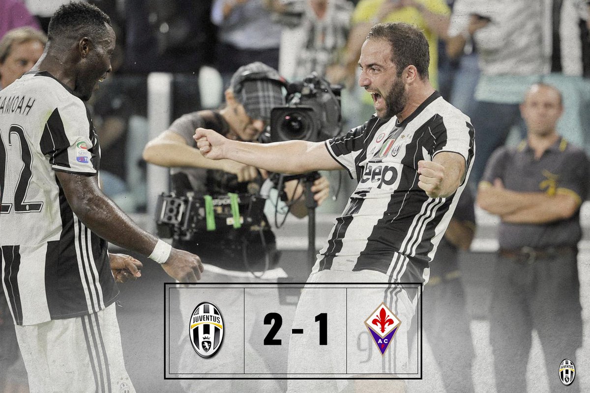 #JuveFiorentina - E' FINITA, RAGAZZI! e la hanno decisa <a href="/SamiKhedira/">Sami Khedira</a> e <a href="/G_Higuain/">Gonzalo Higuaín</a> . Due a uno, BUONA LA PRIMA!