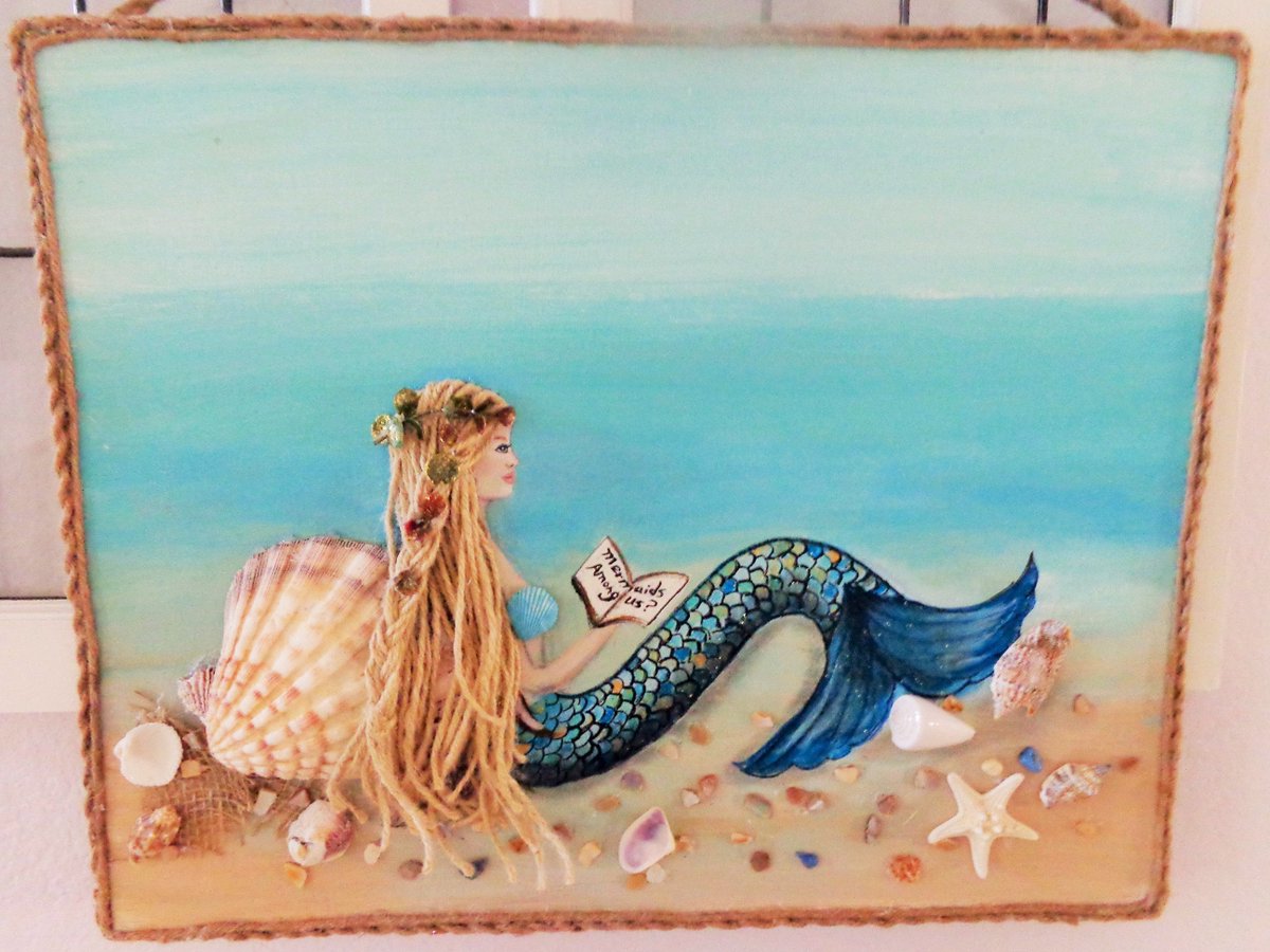 AunaKaty's tweet photo. #Mermaid Reading #mixed media art #etsy
https://t.co/kTVC4S4P5f https://t.co/BJJCjA0IP9