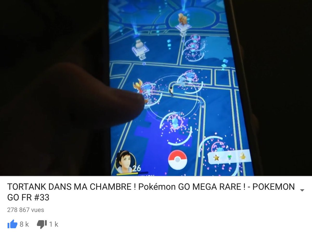 PokemonGO_FR_'s tweet photo. DavidLafargePokemon en ai déjà à ça 33ème vidéos sur #PokemonGo https://t.co/0sApylZmw7