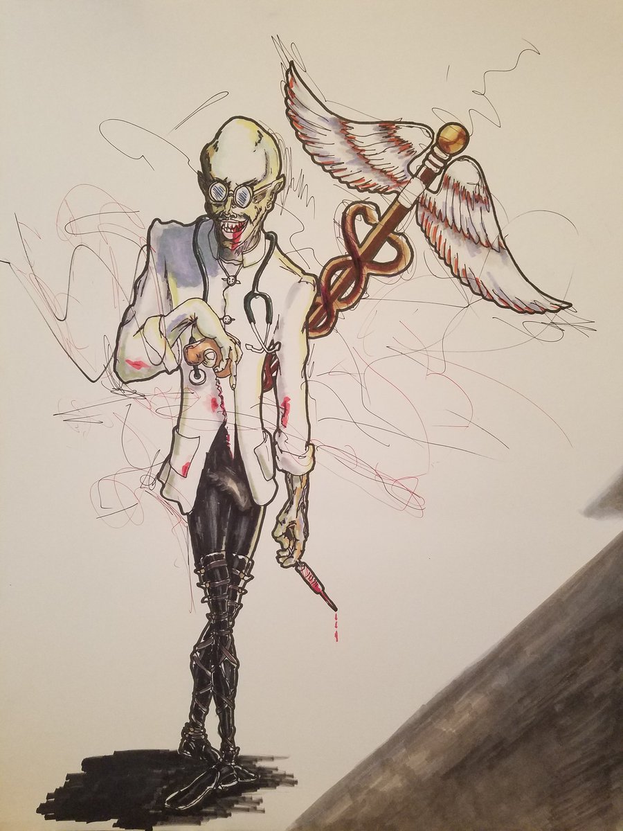 Elizaalone09's tweet photo. My feelings following a recent doctor visit expressed in art :) https://t.co/AVSonVBd8t