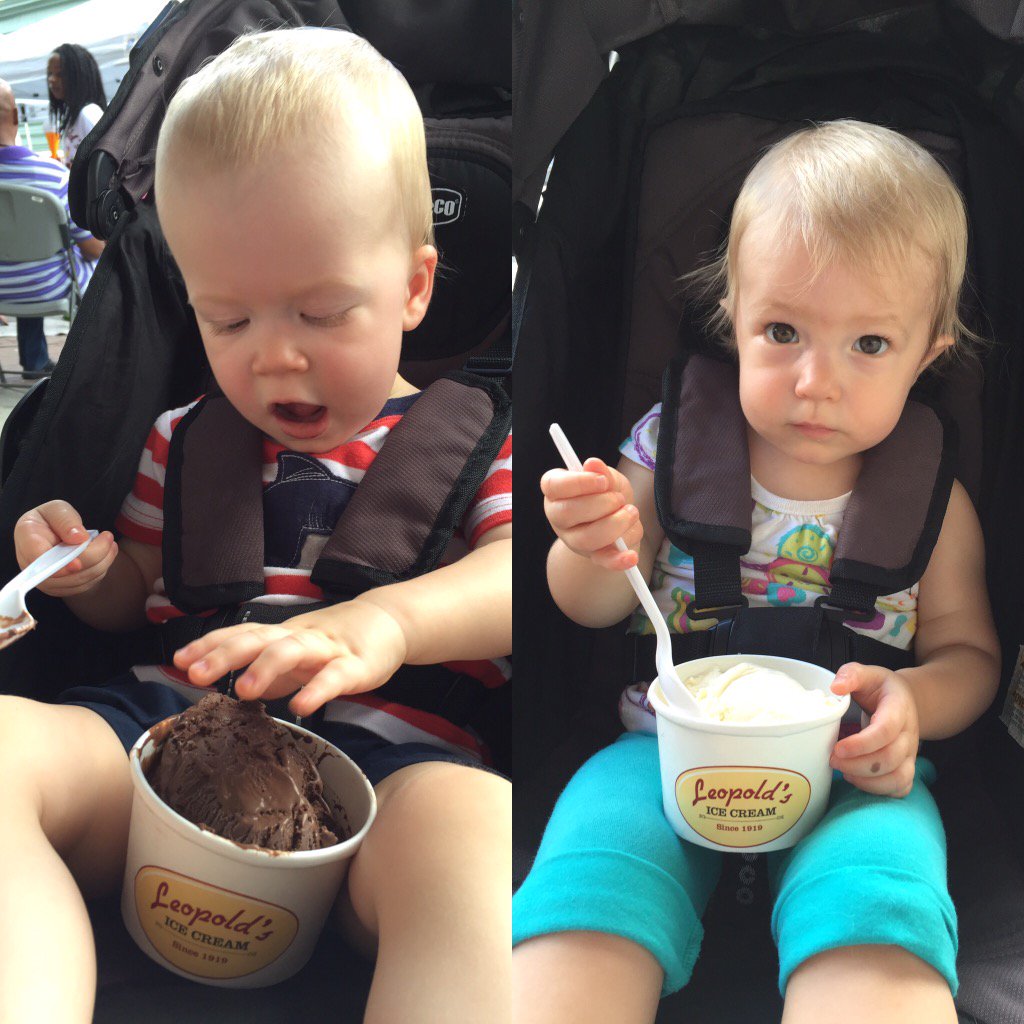 ATOBDavis's tweet image. Twins love ice cream! #leopolds97